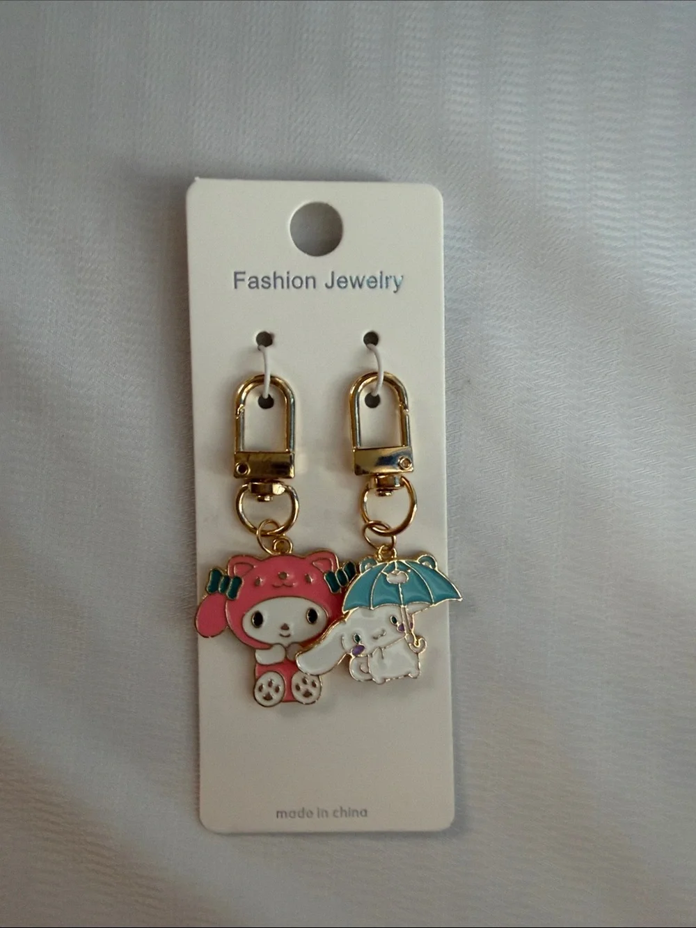 Sanrio Character Keychain / Zipper Pulls Pair